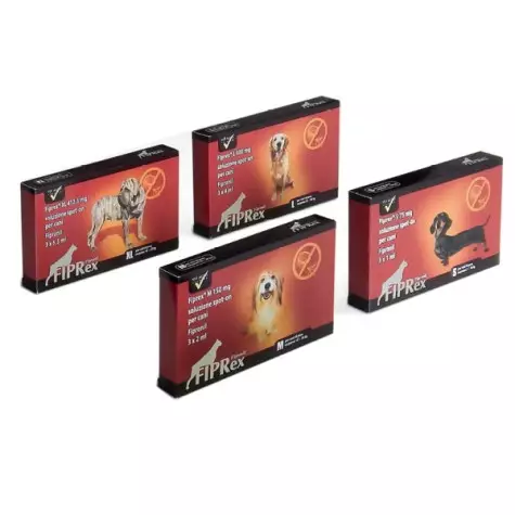 Faind - Fiprex Antiparasitic for Dogs 3 XL Pipettes 40-60 Kg