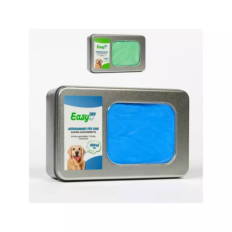 Easypu - EasyDry Towel for Dogs Color Blue | 66 X 43 cm