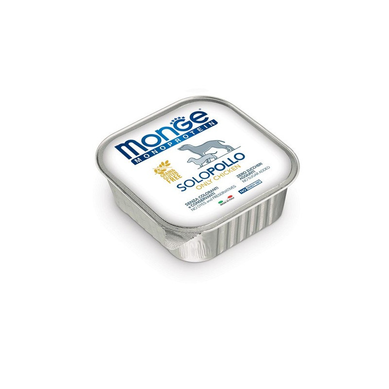 MONGE Natural Superpremium monoprotéique Solo poulet 150 g MONGE Natural Superpremium monoprotéique Solo poulet 150 g