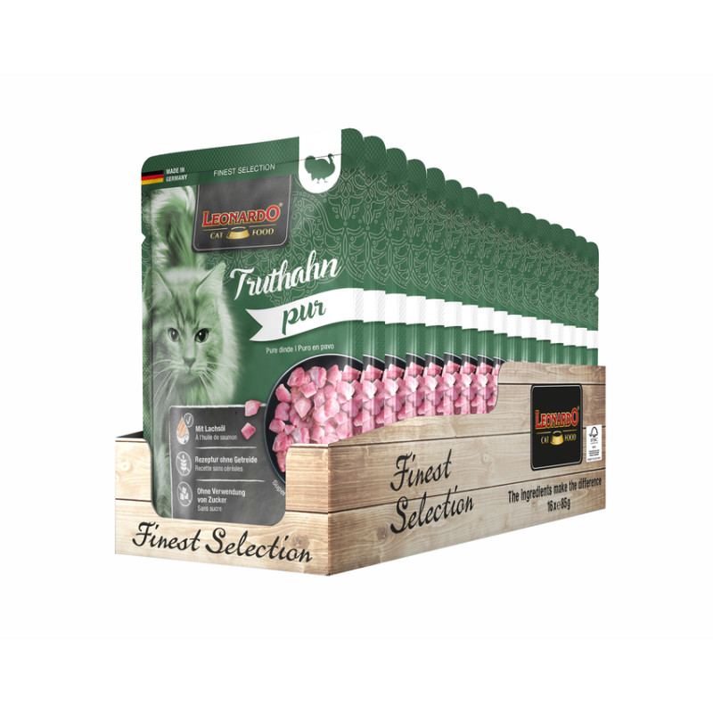 Leonardo puro dinde 85 g. x 16 sachets Leonardo puro dinde 85 g. x 16 sachets