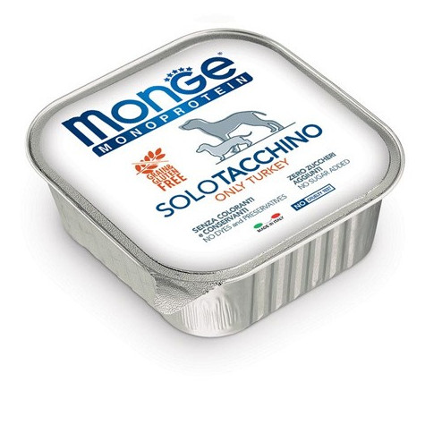 MONGE Natural Superpremium monoprotéique Solo dinde 150 g