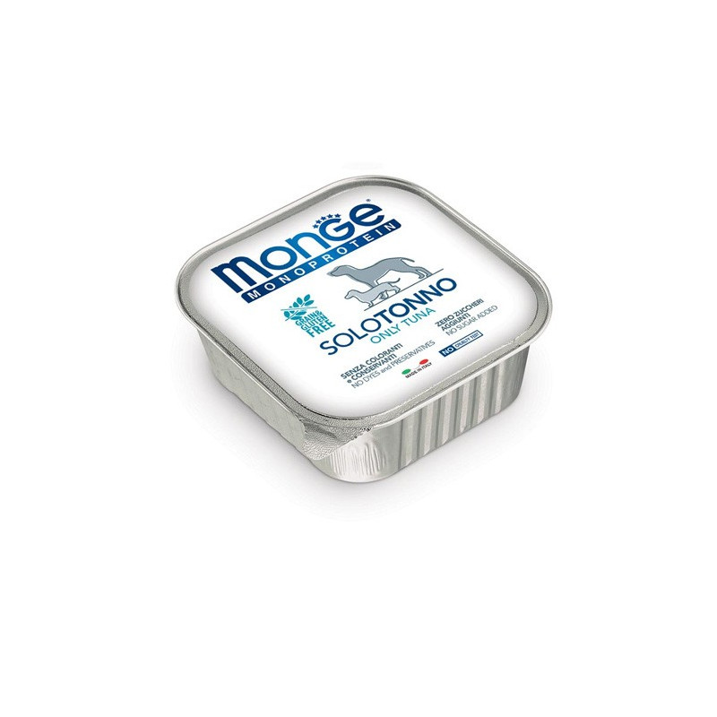 MONGE Natural Superpremium monoprotéique Solo thon 150 g MONGE Natural Superpremium monoprotéique Solo thon 150 g