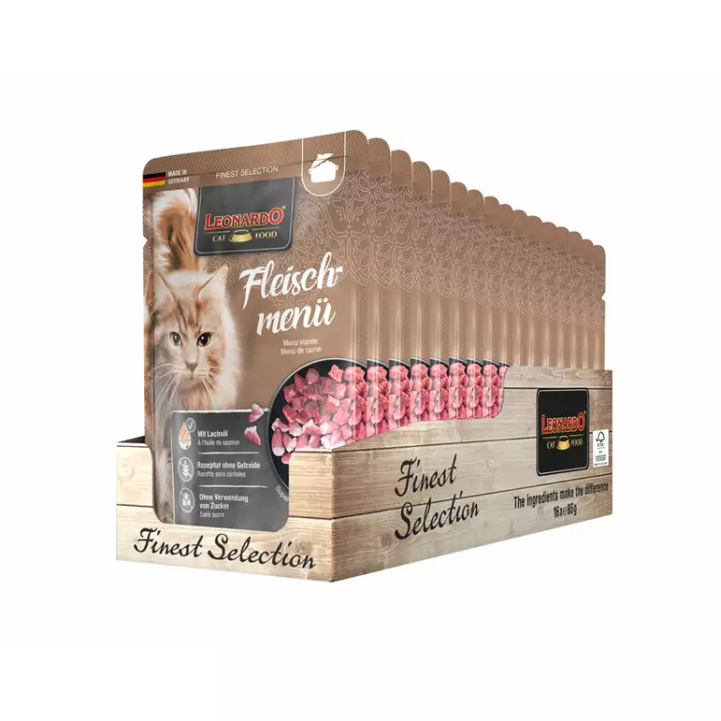 Leonardo Fleischmenü 85 gr.x 16 Beutel