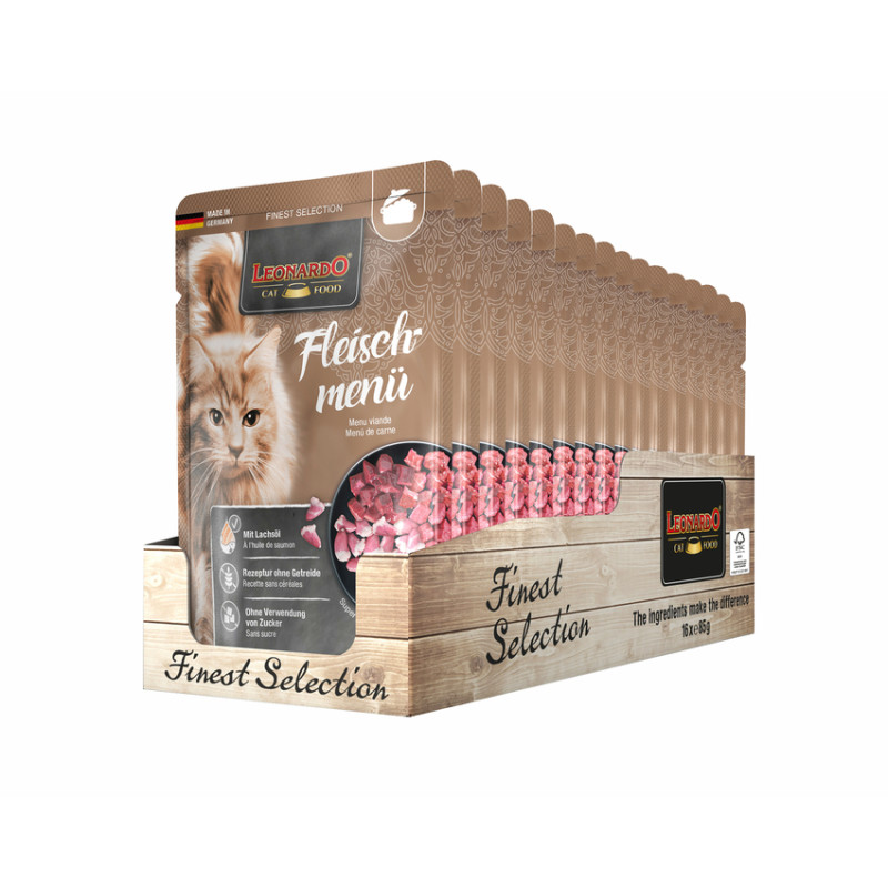 Leonardo Menù di Carne 85 g x 16 sachets
