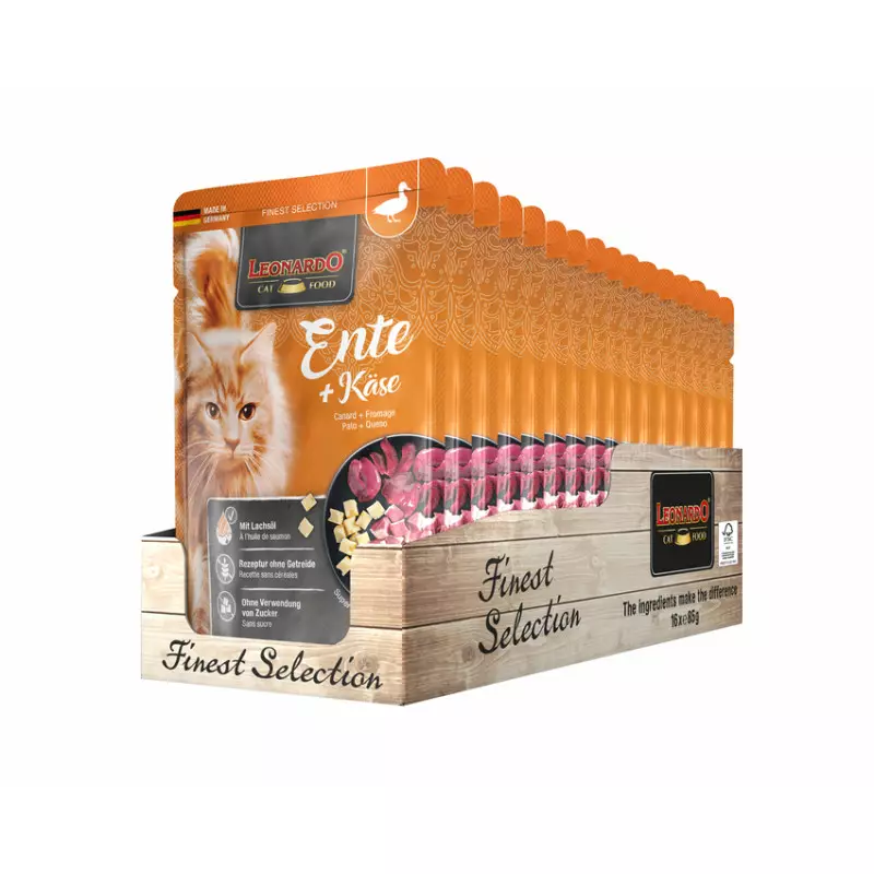 Leonardo Ente + Käse 85 gr. x 16 Beutel Leonardo Ente + Käse 85 gr. x 16 Beutel