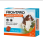 FRONTPRO 3 Comprimés MASTICABILI pour chiens 1025 kg (68MG)