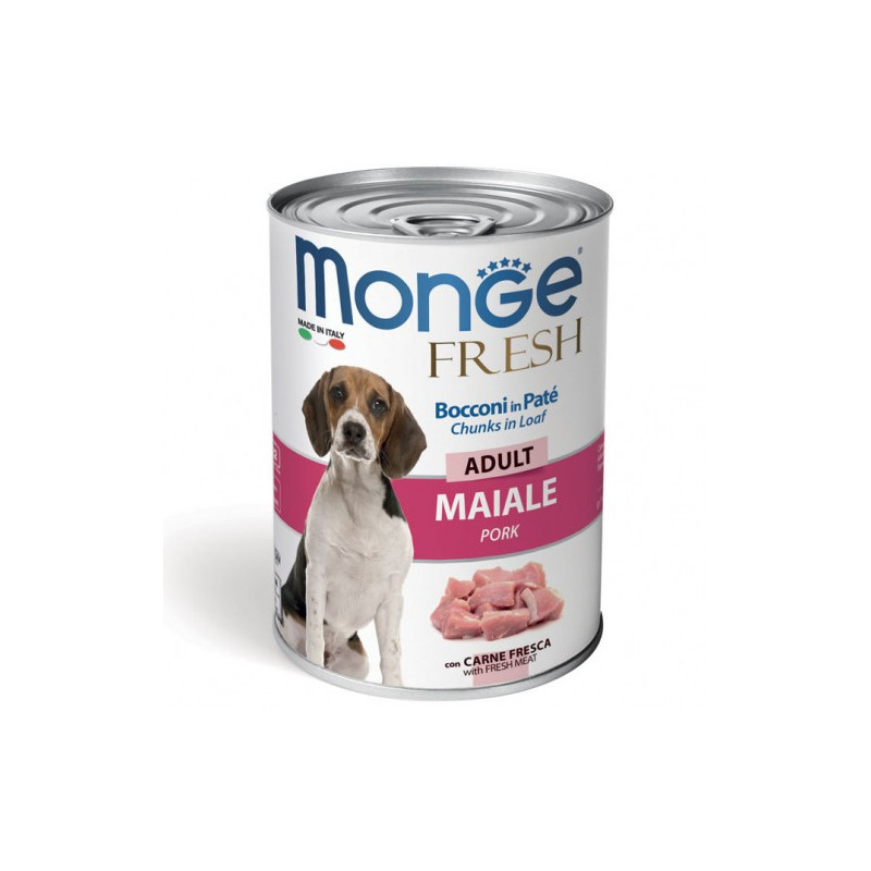 MONGE Fresh Adult porc 400 g
