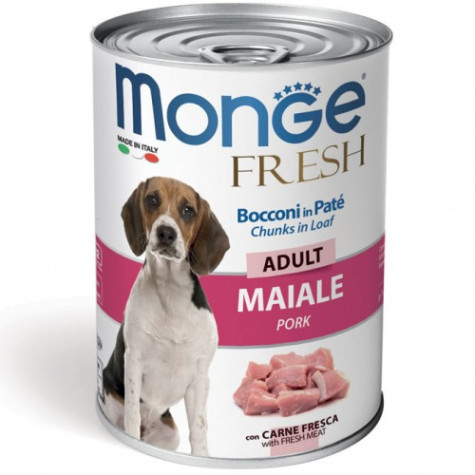 MONGE Fresh Adult porc 400 g