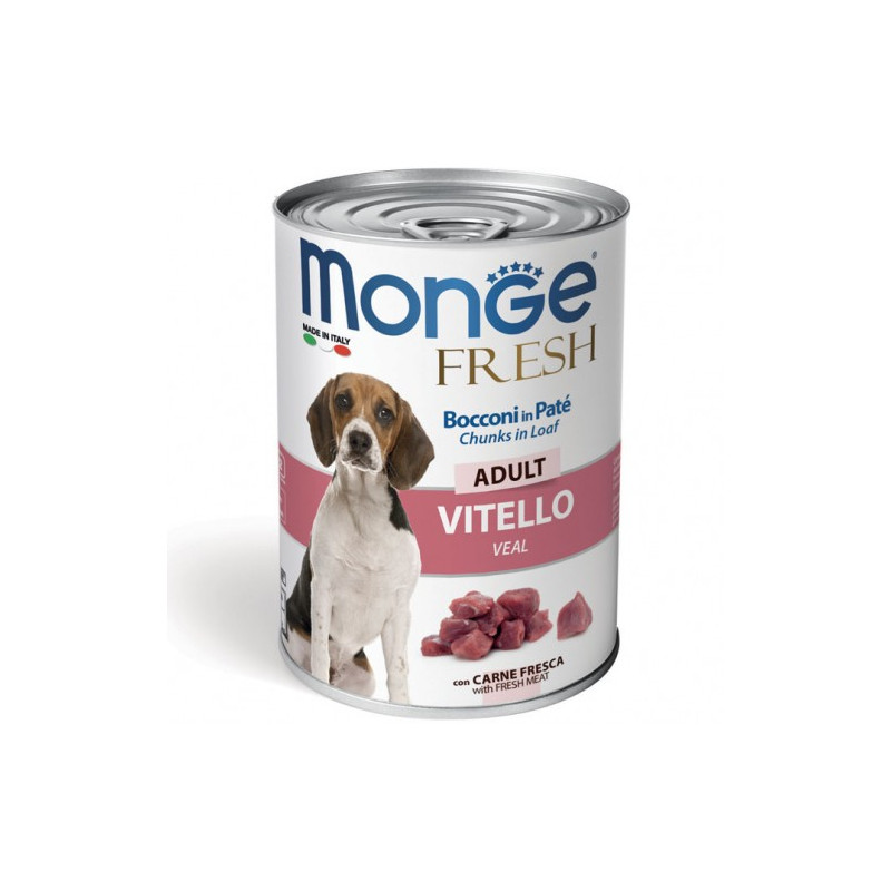 MONGE Fresh Adult veau 400 g MONGE Fresh Adult veau 400 g