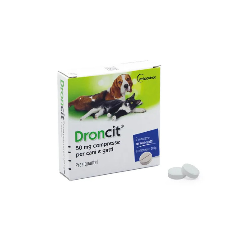 Bayer Animal Health - Droncit 2 Cpr 50 Mg Dogs And Cats Bayer Animal Health - Droncit 2 Cpr 50 Mg Dogs And Cats