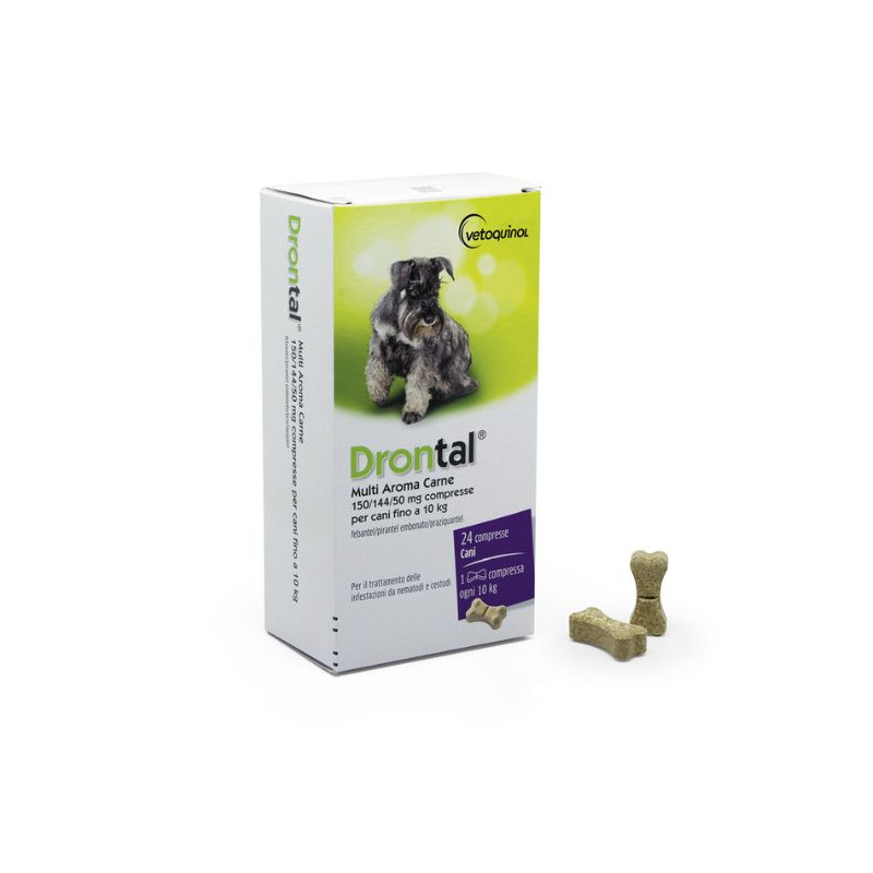 Vetoquinol - Drontal Multi Aroma Carne 24 comprimés Vetoquinol - Drontal Multi Aroma Carne 24 comprimés