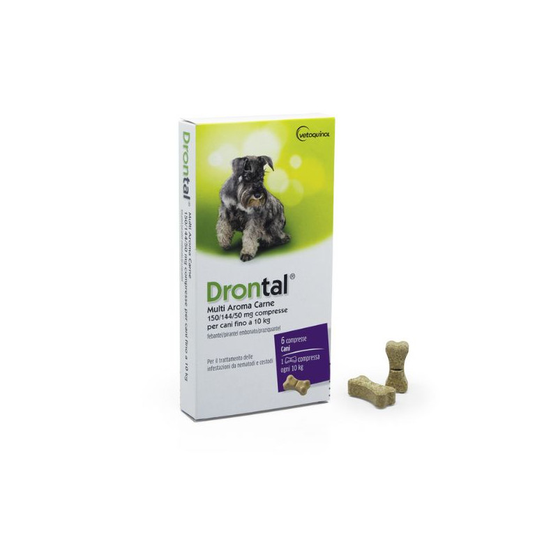 Vetoquinol - Drontal Multi Aroma Carne 6 comprimés Vetoquinol - Drontal Multi Aroma Carne 6 comprimés