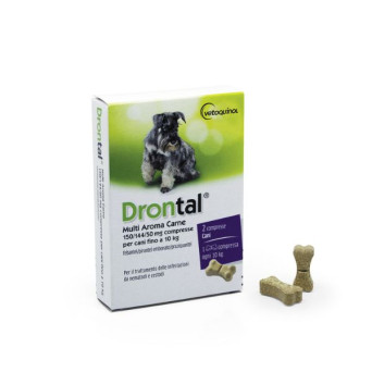 Vetoquinol - Drontal Multi Aroma Meat 2 tablets - 