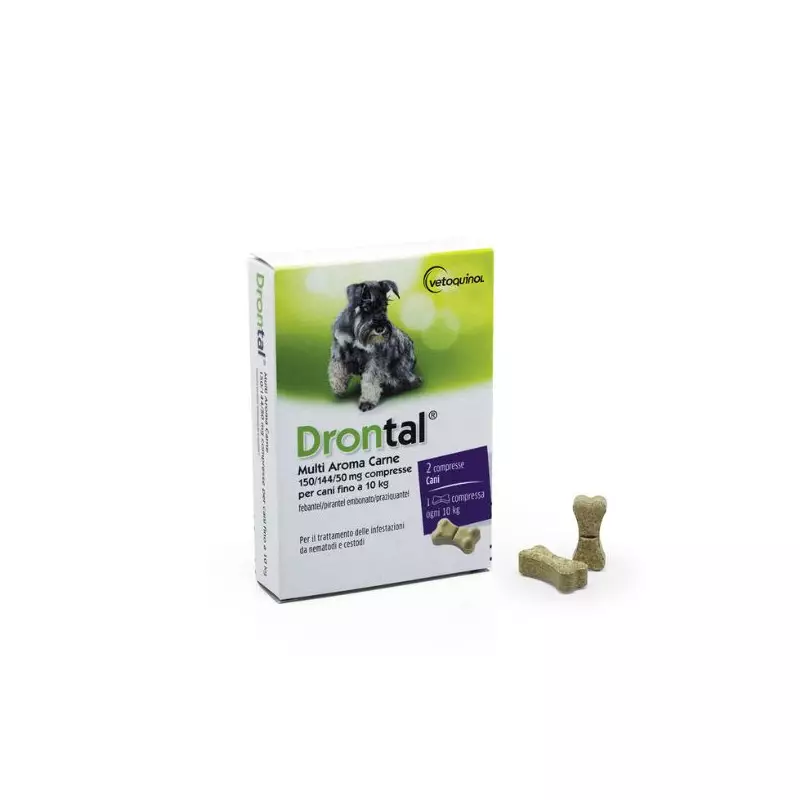 Vetoquinol - Drontal Multi Aroma Carne 2 compresse Vetoquinol - Drontal Multi Aroma Carne 2 compresse