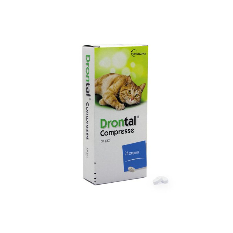 Vetoquinol - Drontal Gatti 24 comprimés Vetoquinol - Drontal Gatti 24 comprimés