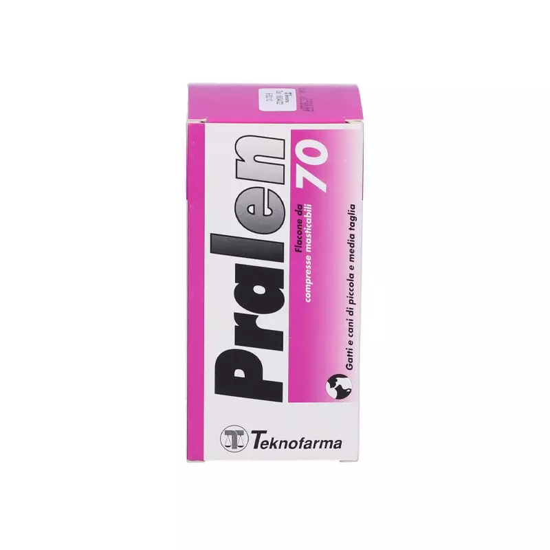 Teknofarma - Pralen tablets for cats, small and medium-sized dogs - Multipurpose vermifuge anthelmintic 70cpr