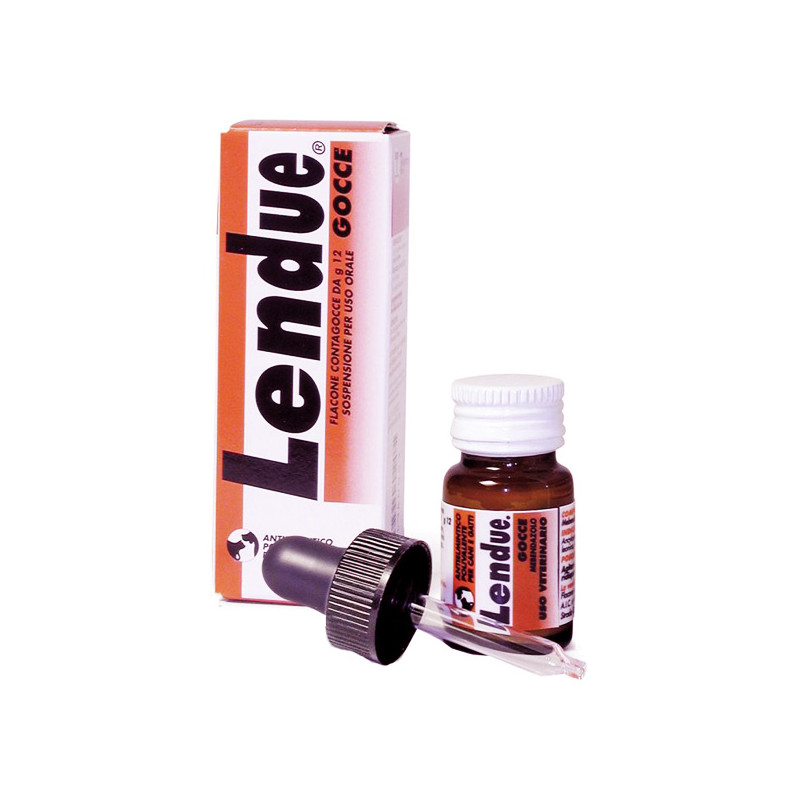 Teknofarma - Lendue drops for puppies, dogs and cats - Multipurpose anthelmintic vermifuge 12gr