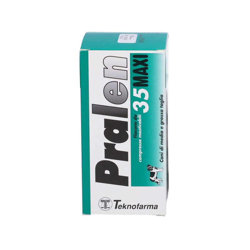 Teknofarma - Pralen maxi tablets for medium and large dogs - Multipurpose vermifuge anthelmintic 35 tablets