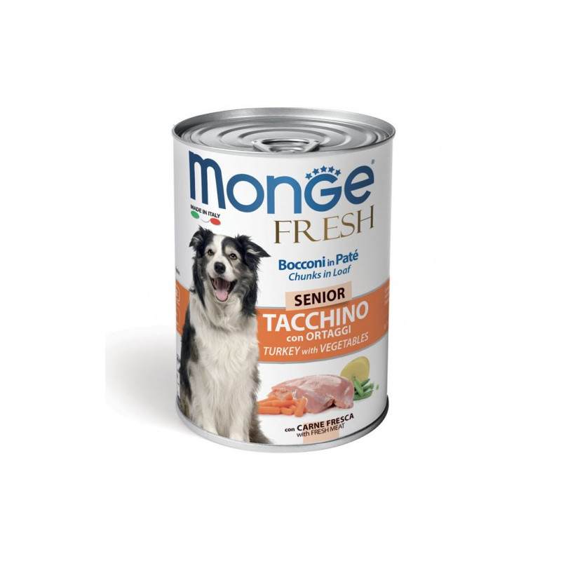 MONGE Senior dinde avec Ortaggi 400 g MONGE Senior dinde avec Ortaggi 400 g