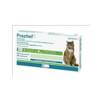 Prazitel Gatto 24 Tablets 230 + 20 Mg -