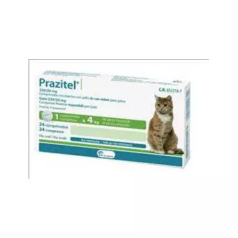 Prazitel Gatto 24 Tablets 230 + 20 Mg - 