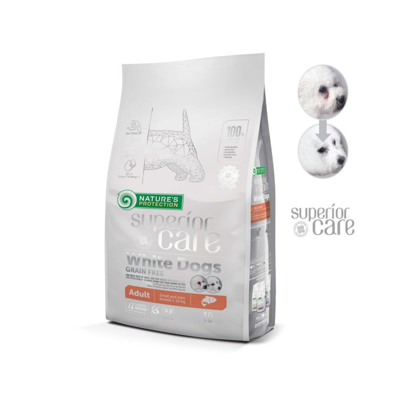 Nature's Protection Superior Care White Dogs Small Saumon 1,5 kg Nature's Protection Superior Care White Dogs Small Saumon 1,5 kg