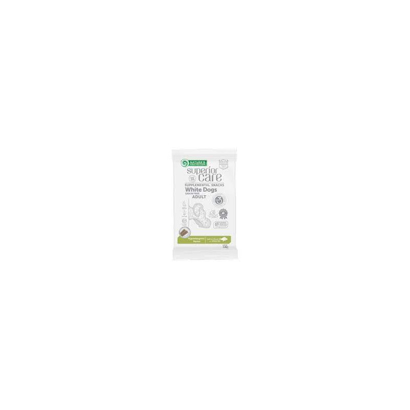 Nature's Protection Superior Care Dog Snack White Dogs Hypoallergenic Dental Pesce Bianco 150 Gr Nature's Protection Superior Care Dog Snack White Dogs Hypoallergenic Dental Pesce Bianco 150 Gr