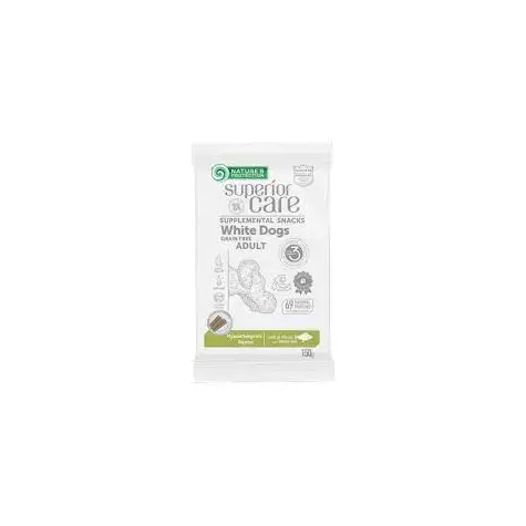 Nature's Protection Superior Care Cane Snack White Dogs Hypoallergenic Dental Pesce Bianco 150 Gr - 