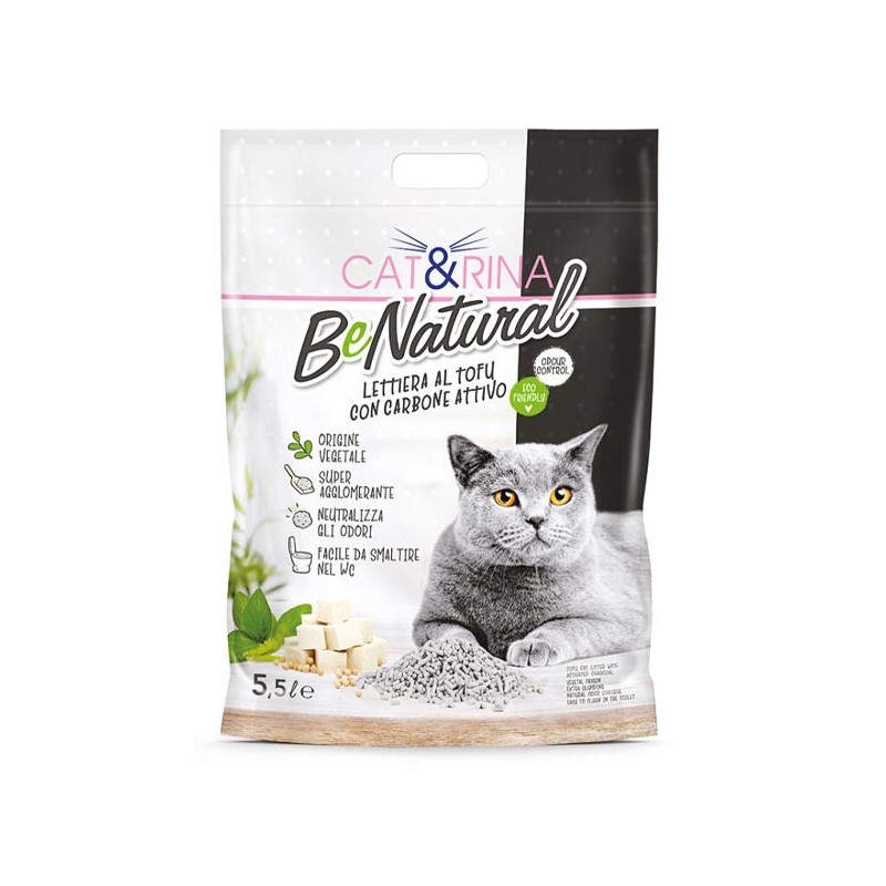 Record - Cat & Rina BeNatural Ecological Tofu Litter with Activated Carbon 5.50LT