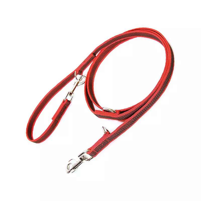 JULIUS K9 – Doppelleine Julius K9 Farbe & Grau 2 cm – 2 m