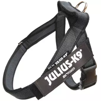 JULIUS K9 - Pettorina per Cani Julius-k9 IDC Color & Gray Belt Harness Colore Nero Taglia 1 - 