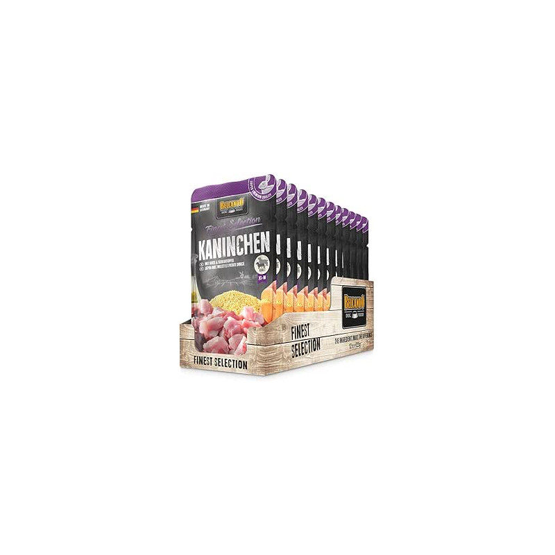 Belcando Lapin avec miglio et pommes de terre dolci 12x125 g. (sachets) Belcando Lapin avec miglio et pommes de terre dolci 12x125 g. (sachets)