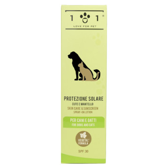 LINEA 101 Spray protezione solare per cute e pelo di cani e gatti 250 ml. -