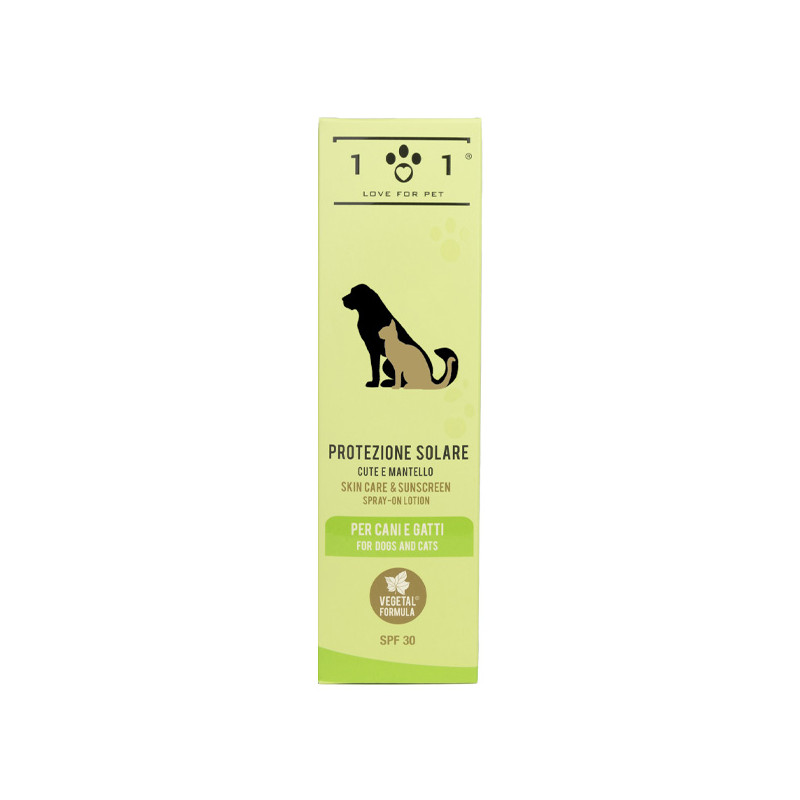 LINEA 101 Spray protezione solare pour cute et pelo di cani et gatti 250 ml. LINEA 101 Spray protezione solare pour cute et pelo di cani et gatti 250 ml.
