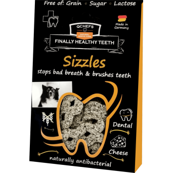 QCHEFS Sizzles zur Mundhygiene für Hunde 65g -