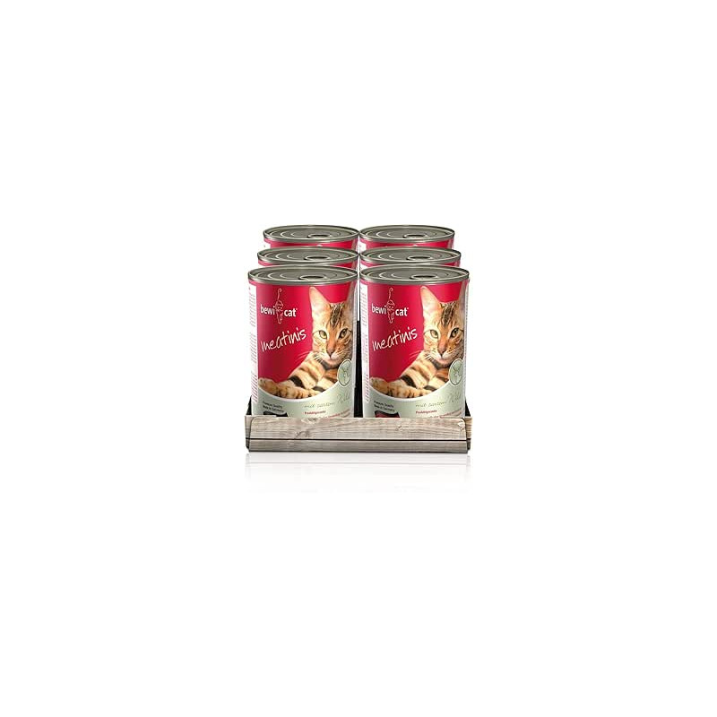 BEWI CAT Wet Meatinis Chicken 400 g x 6 cans