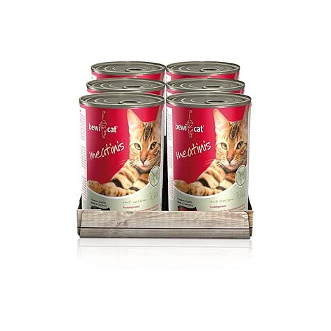 BEWI CAT Wet Meatinis Chicken 400gr x 6 cans -