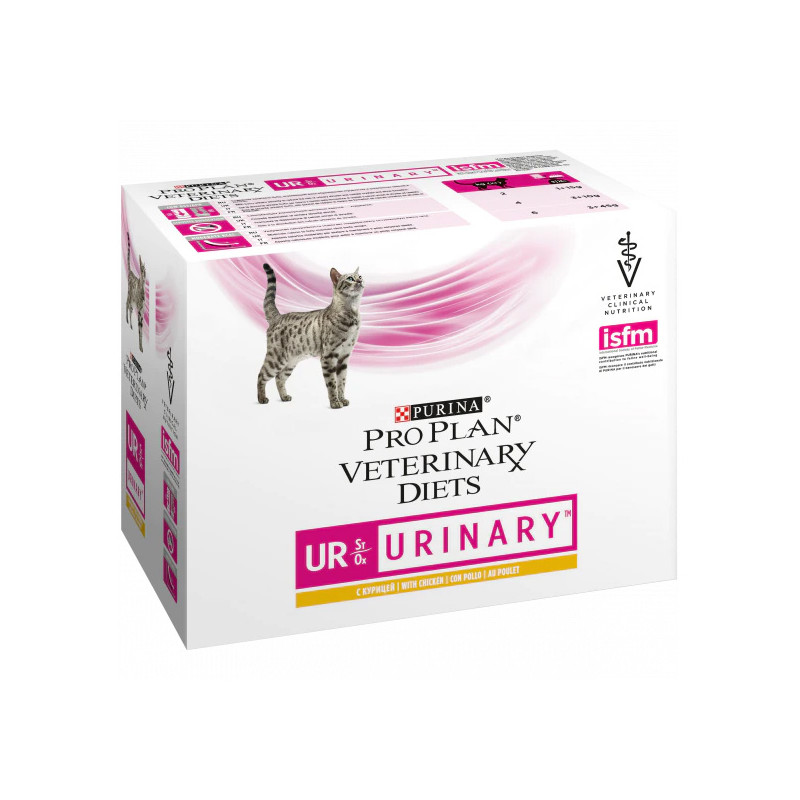 Nestle' Purina - Pro Plan Veterinary Diets Urinary UR Poulet 10X85GR Nestle' Purina - Pro Plan Veterinary Diets Urinary UR Poulet 10X85GR