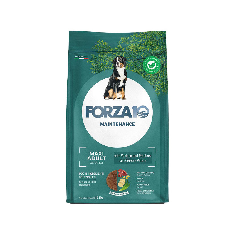 FORZA10 Dog Adult Maxi Hirsch und Kartoffeln 12.5