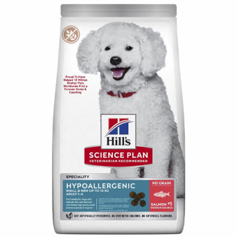 Hill's Pet – hypoallergener erwachsener kleiner Mini-Lachs, 1,5 kg - 