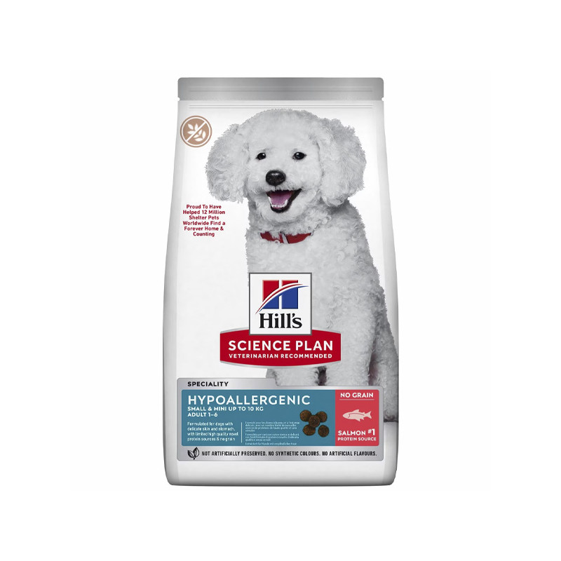 Hill's Pet - hypoallergenic adult small-mini saumon 1,5 kg Hill's Pet - hypoallergenic adult small-mini saumon 1,5 kg