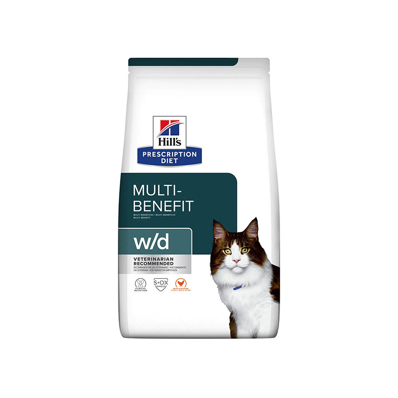 Hill's Pet Nutrition - Prescription Diet w/d Digestive/Weight Diabetes Management 3KG