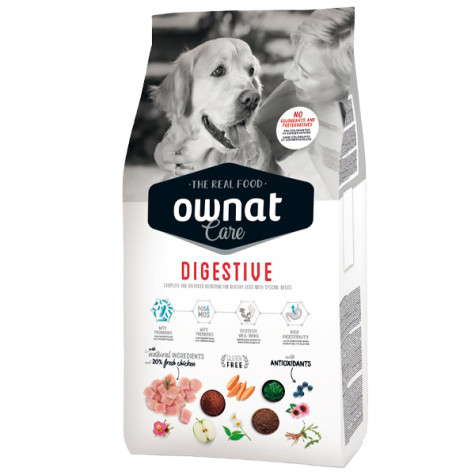 Ownat - Care Verdauungstrakt für ausgewachsene Hunde 3 kg -