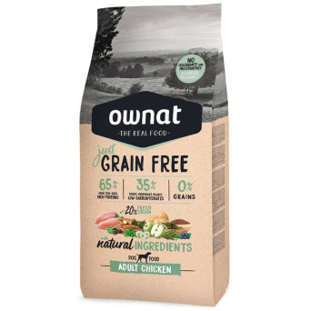 Ownat - Just grain free dog adult pollo 3 kg - 