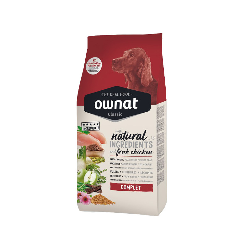 Ownat - Classic adult dog complet pollo fresco 4 kg