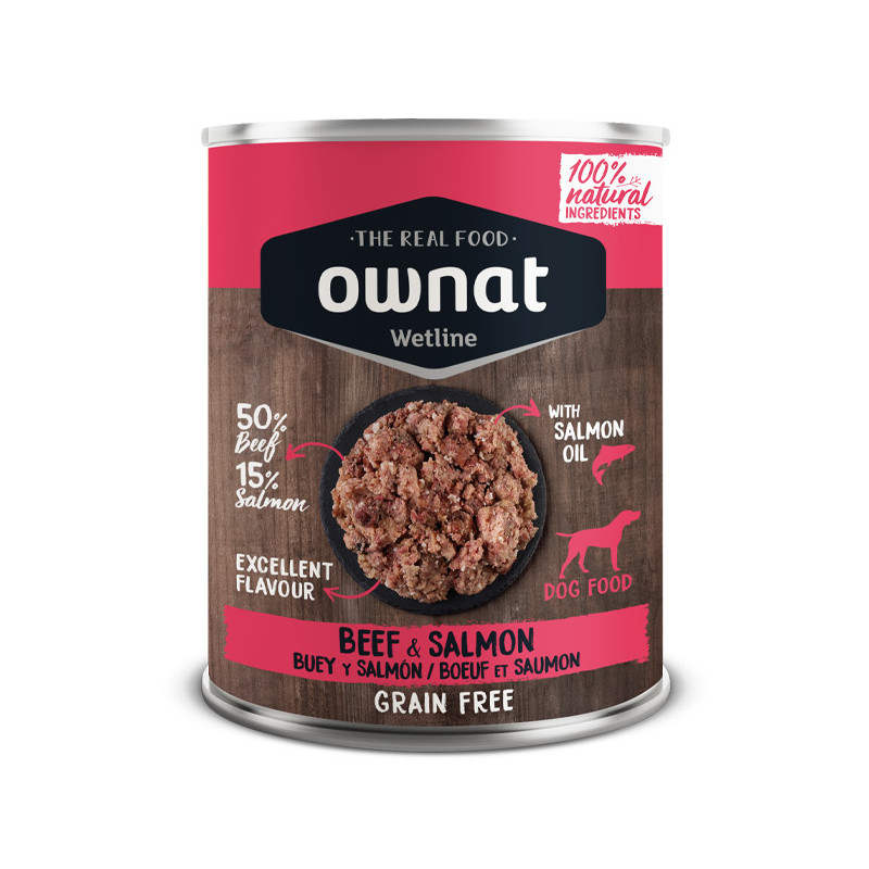 Ownat - Wetline adult dog manzo e salmone 395