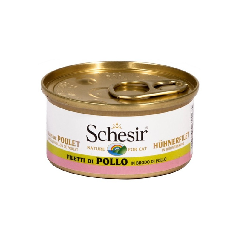 SCHESIR filets de poulet in bouillon de cuisson 70 g SCHESIR filets de poulet in bouillon de cuisson 70 g