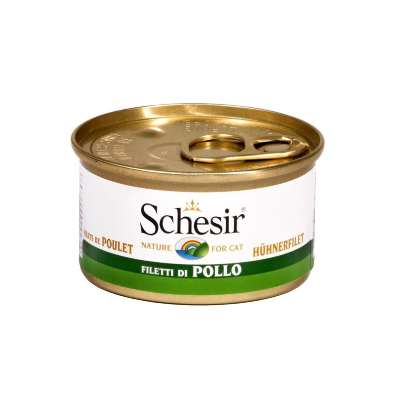 SCHESIR filets de poulet en gelée 85 g