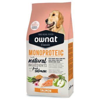 Ownat - Klassischer Monoprotein-Frischlachs für ausgewachsene Hunde 12 kg -