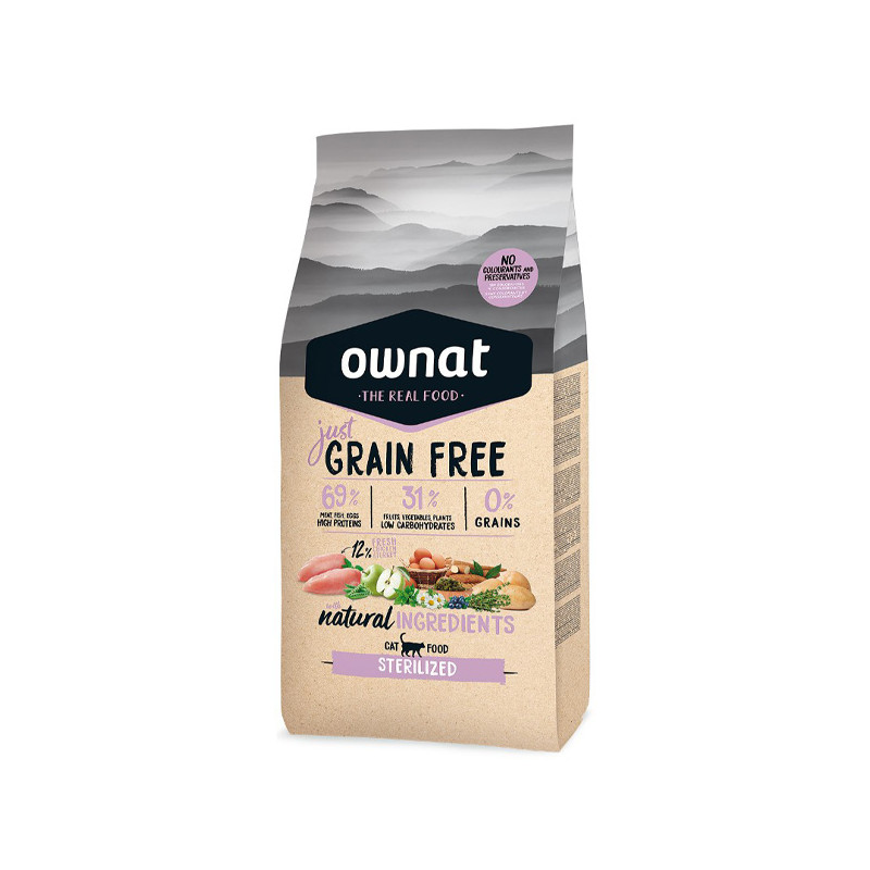 Ownat - Just Grain Free Sterilized Cat Chicken 3 KG